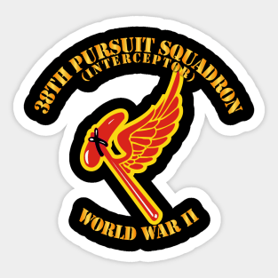 38th Pursuit Squadron - WWII Sticker